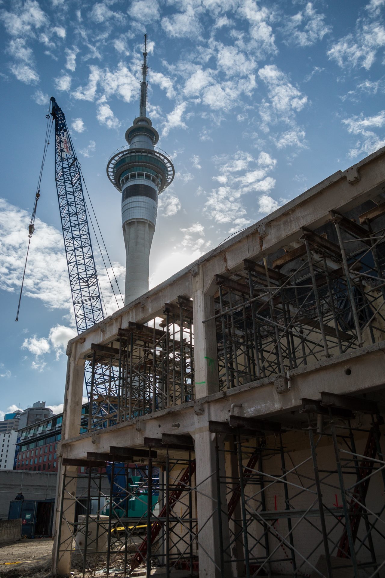 Demolition of buildings at NZICC site